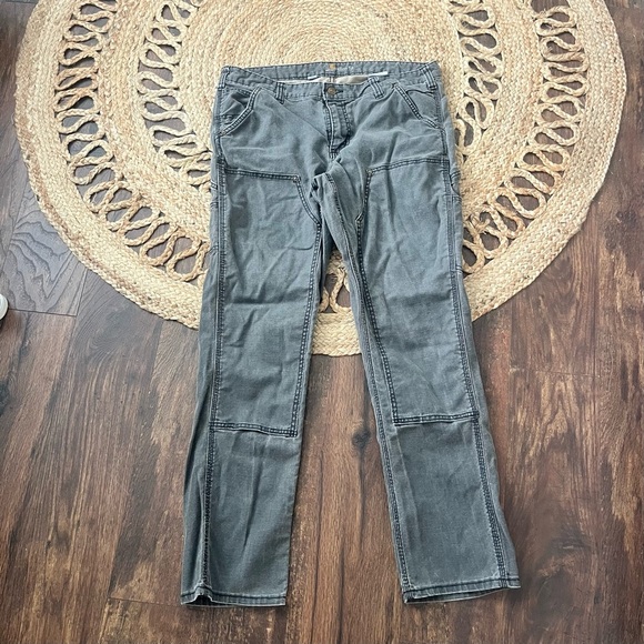 Carhartt grey Double Knee Slim Fit Pants 14 - Picture 1 of 5
